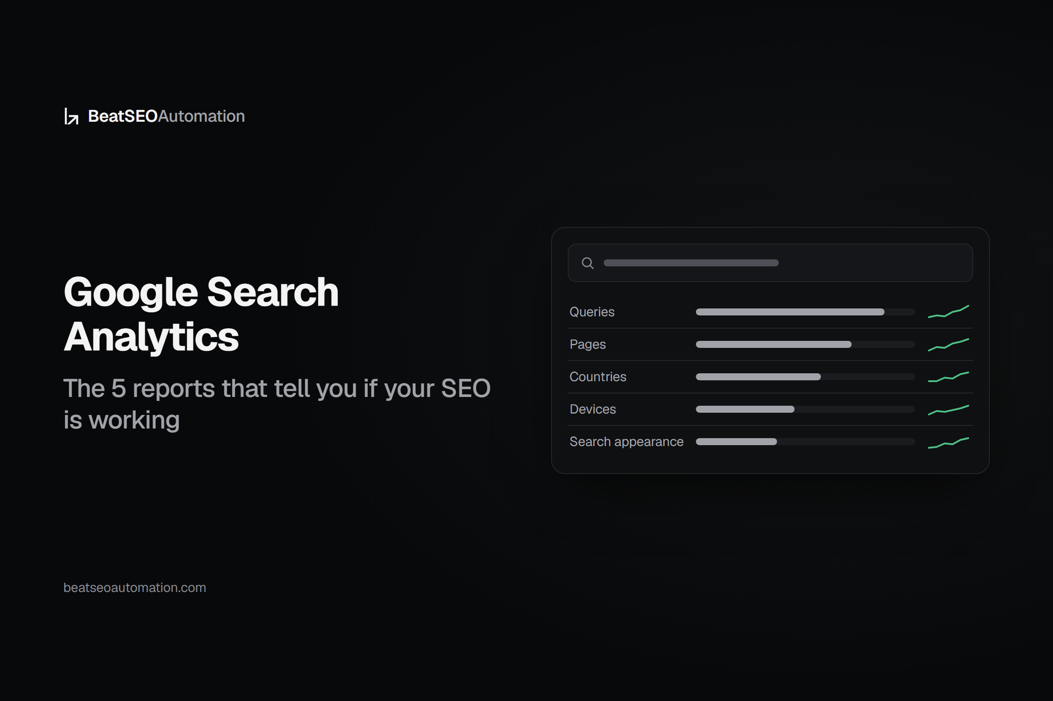 Google Search Analytics: The 5 Reports That Tell You If Your SEO Is Working
